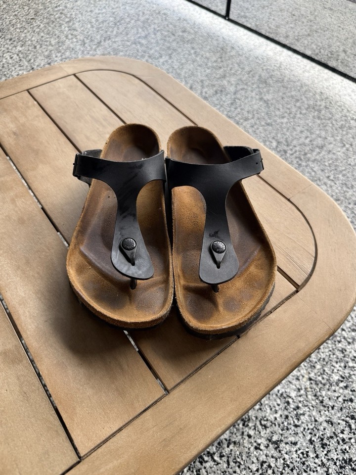 Birkenstock Gizeh Thong Sandals Adjustable Buckle Strap SZ 39