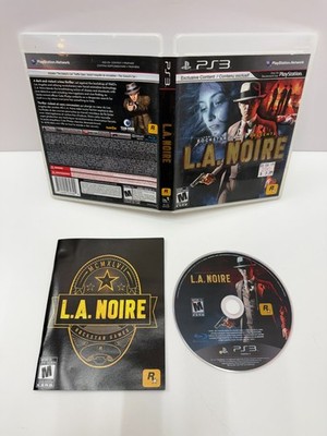 L.A. Noire 2011 PlayStation 3 PS3 COMPLETE Excellent Disc!