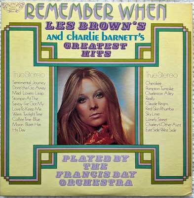 Remember When - Les Brown's & Charlie Barnett's Greatest Hits - Double Vinyl LP