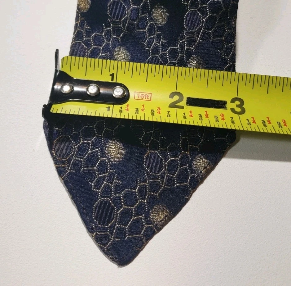 RARA Corbata Ultra De Colección 47.75" 20s 30s 40s Sin Forro Una Capa Abstracta Hecha a Mano EE. UU. Foto 2 de 4