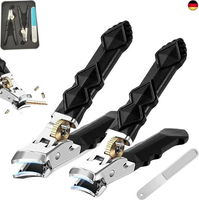 LUYLMO 2 Stück Solymody Orthoclip, Nagelknipser Fußnägel, Solymody Nagelknipser, Na