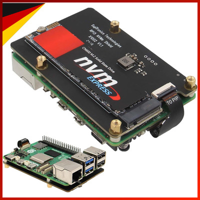 M.2 NVMe SSD PCIe Peripheral Board Zubehör für Raspberry Pi 5 Erweiterung