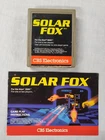 Solar Fox (Atari 2600, 1983) Cart And Manual Tested