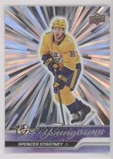 2023 Upper Deck Series 1 Young Guns Outburst Silver Spencer Stastney Rookie RC