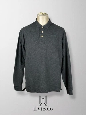 Polo in maglia vintage - grigio - taglia L - 100% Cotone - Imagen 1 de 4