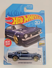Hot Wheels 2018 Factory Fresh Custom Ford Maverick Dark Blue