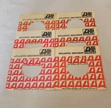 45 RPM 7" RECORD SLEEVES CO. SLEEVE 6 PACK SEE PHOTO Atlantic Records SLV397
