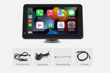 Portable Touch Screen 7inch IPS CarPlay Android Auto Car Radio Multimedia Video