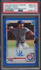 2020 Bowman Chrome Sapphire Edition - Prospect Autographs Diosbel Arias #BSPA-DA