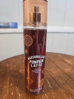 Bath & Body Works MARSHMALLOW PUMPKIN LATTE Fine Fragrance Mist 8 oz
