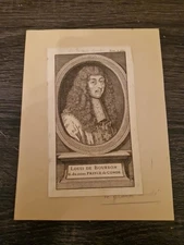 Gravure Ancienne, 18 Ème S, Louis De BOURBON II du Nom PRINCE DE CONDE