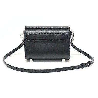 Alexander Wang CHASTITY Clutch Schultertasche in schwarzem Leder 143014398