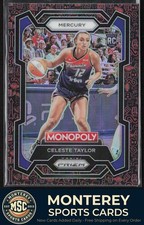 Celeste Taylor 2024 Panini Prizm Monopoly WNBA Red Classic Icons Prizms #66