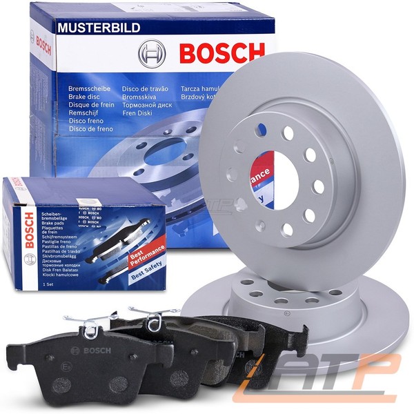 Bosch Bremsscheiben + BremsbeläGe Hinterachse U.A. FüR Chrysler, Jeep, Lancia-image