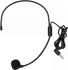 Flexible Costume Microphone Headset,Original Sound Adjustable Wired Microphon...