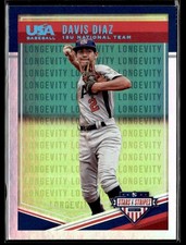 2018 Panini Stars & Stripes Longevity Davis Diaz /99 USA #52