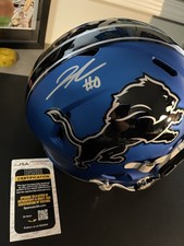 2018 Leaf Autographed Football Helmet 18