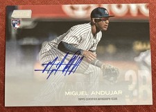 MIGUEL ANDUJAR Auto ⚾️ 2018 Stadium Club Autograph ⚾️ Padres
