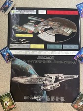 Star Trek Enterprise A + D Cutaway Poster