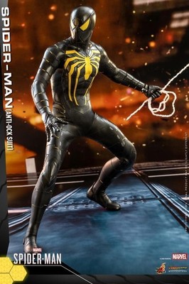NEW Hot Toys VGM45 Marvel'S Spider-Man 1/6 Spider-Man (Anti-Ock Suit) Deluxe Ver