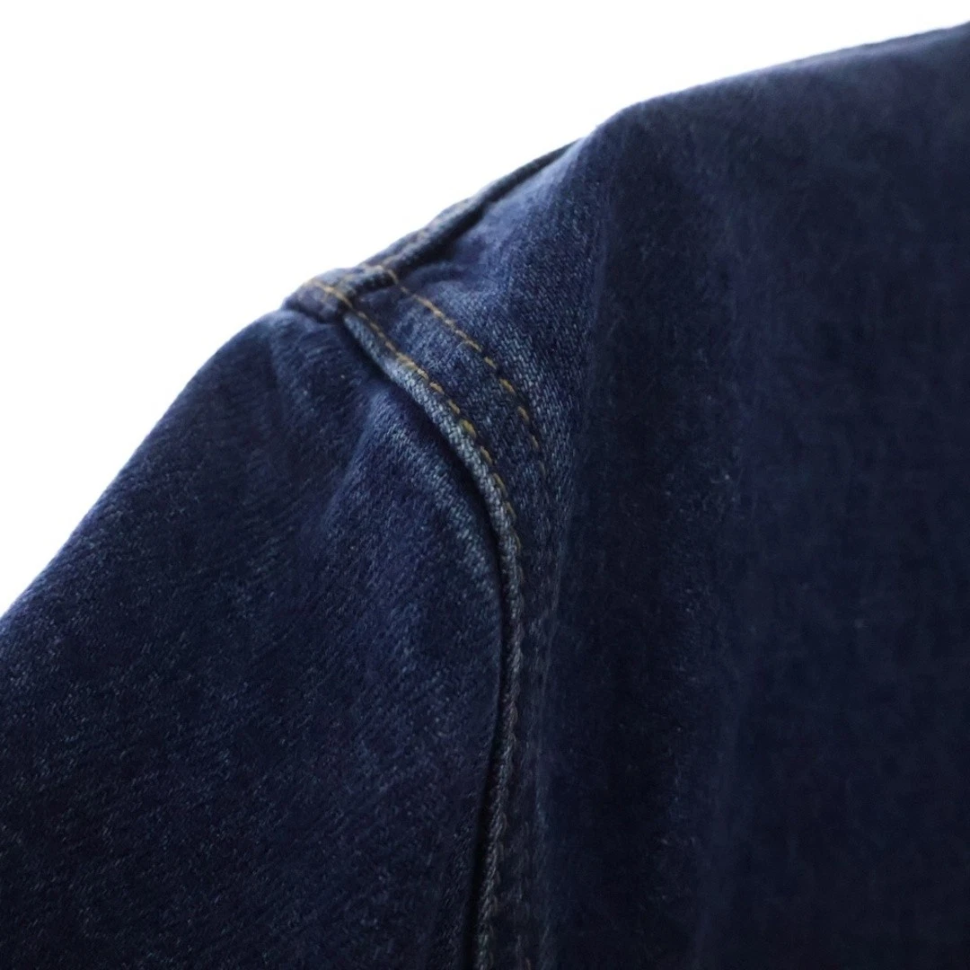 Giacca denim Gucci logo indaco 789129 usata 19c905128aaf2e22ced7bc8f26ff0262