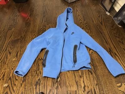 Nike Men's Tech Fleece Hoodie Powder Blue Zip Size Medium