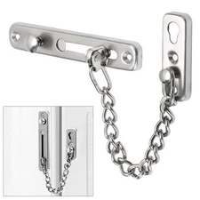 1 Pc Heavy Duty Door Chain Restrictor Latch Bolt Slide Guard Home Security Lock