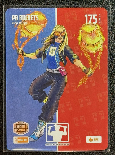 2026 Bo Jackson Battle Arena PB Buckets #Logo-333 Fire Paige Bueckers LOGO Foil