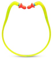 Howard Leight by Honeywell Quiet Band Inner Aural Banded Earplugs Orange