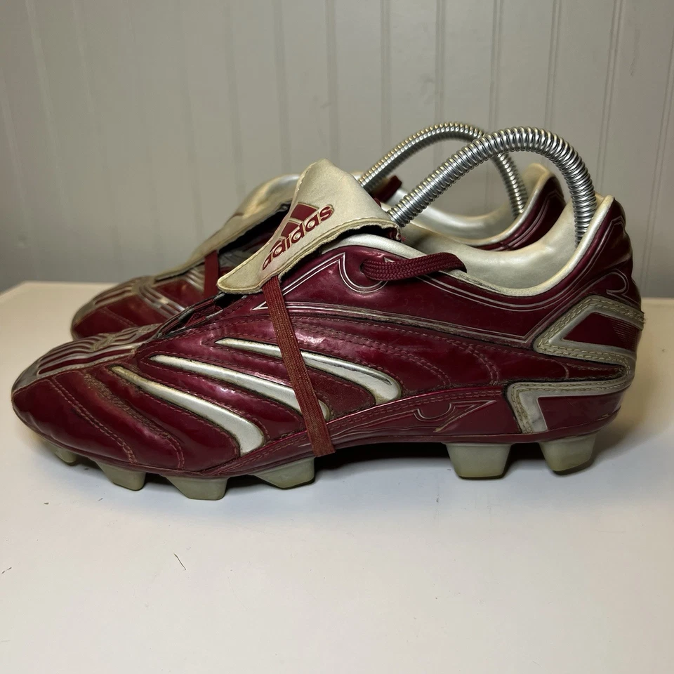 Botín de fútbol vintage Adidas Predator Absolute TRX FG David Beckham 2005 para hombre 7,5 Foto 3 de 4