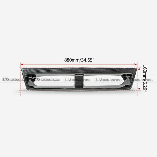 Cache calandre inférieur de pare choc avant carbone pour Subaru Impreza GRB WRX vente en gros 10 hayon