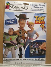 Disney Toy Story 4 Colorforms Sticker Adventure 3 Scenes-41 Colorforms New LBDE5