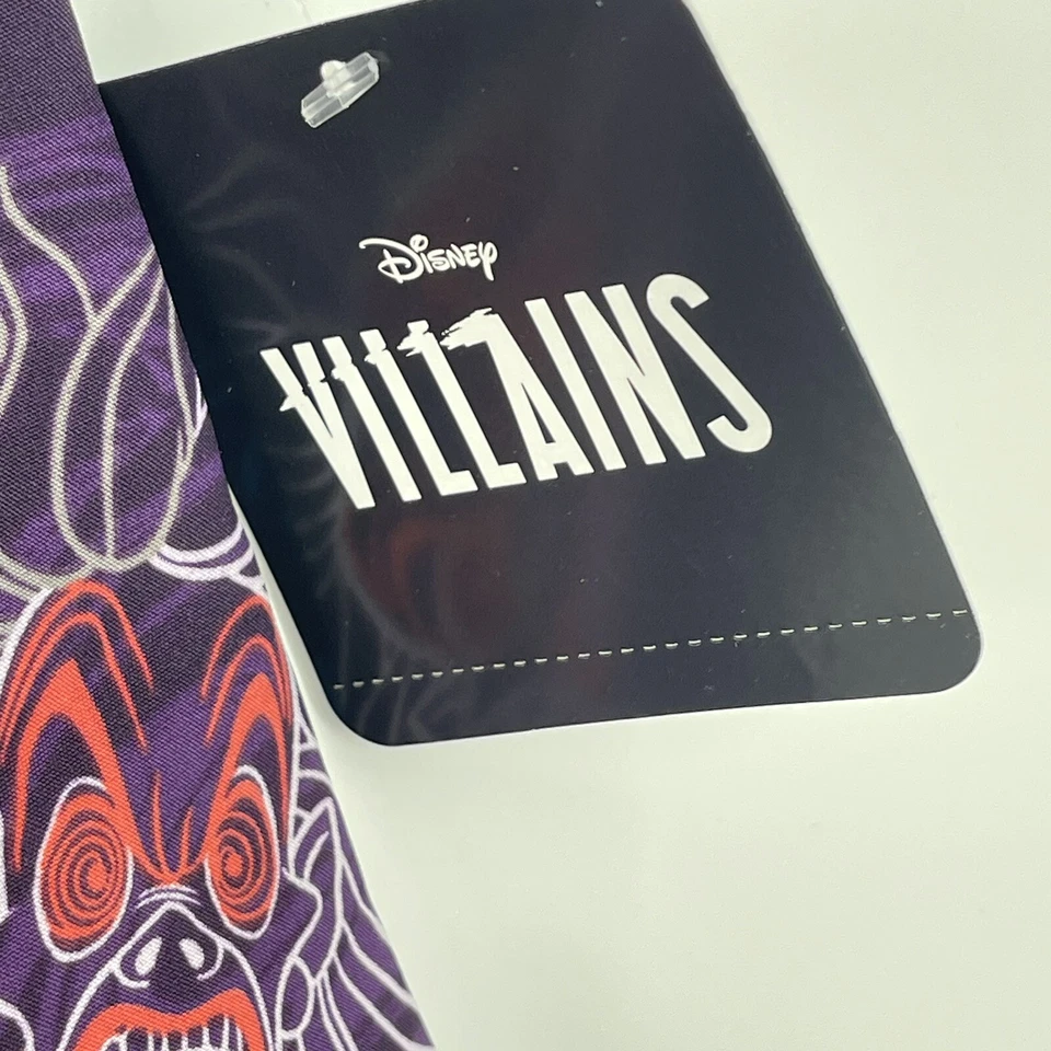 Disney Villains Womens Size Small Scrub Top Purple Performance Stretch NWT - Image 3 of 4