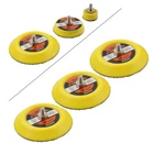 3pcs 1/2/3" Hook & Loop Backing Pads Sanding Disc Sander Plate Polisher M6