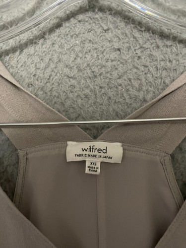 Wilfred Womens Dress Sleeveless Gray Size 2XS Adult Polyester - Picture 2 of 5