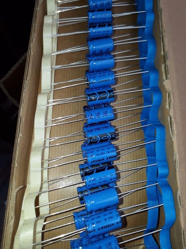 10pcs NEW 68UF 100V BC VISHAY 021 ASM HI END AXIAL Capacitors FOR AUDIO! - Afbeelding 1 van 2