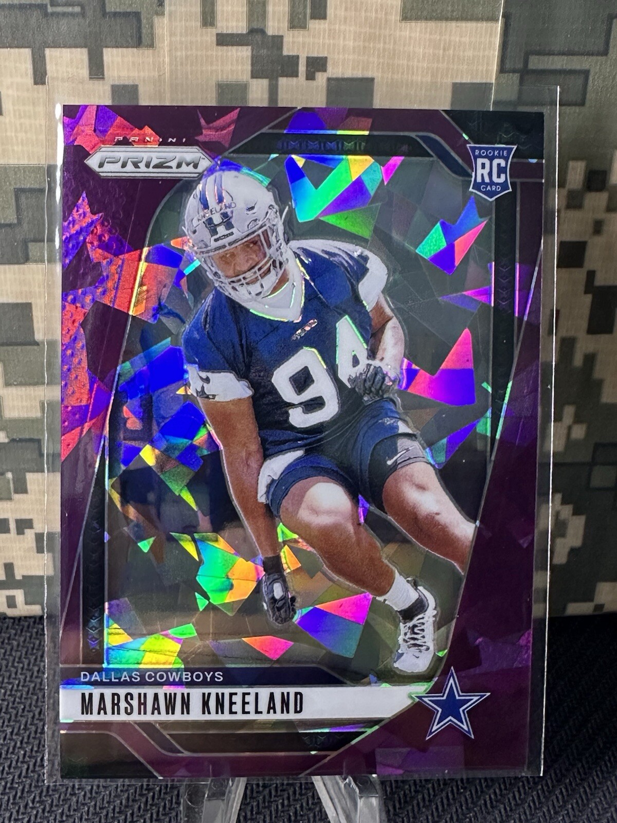 2024 Panini Prizm MarShawn Kneeland RC Purple Ice #373 144/225