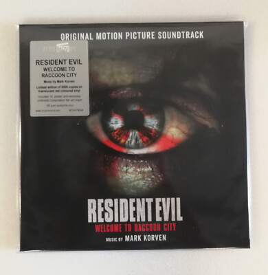 12'' LP RED Vinyl Soundtrack Resident Evil Welcome Raccoon City No1505/2000 -SM81