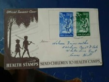 new zealand 1949 health stamps fdc