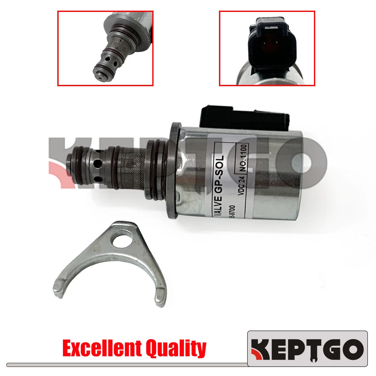 24V 195-9700 Solenoid Valve for Caterpillar 216 216B 247 247B 252B 
