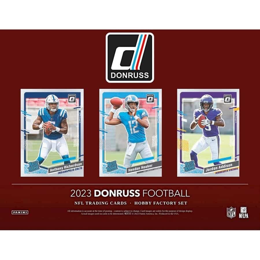 2023 Donruss Football Factory Set Hobby BOX Factory Sealed 23PAFDFS eBay