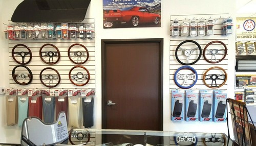 1964 - 1966 Mustang Deluxe PONY Door Panels. Black and White, by TMI Made in USA - Picture 5 of 12