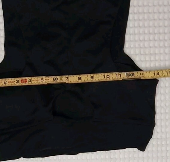 Nine Bull Womens Black Size XL Racerback Sports Exercise Bra 