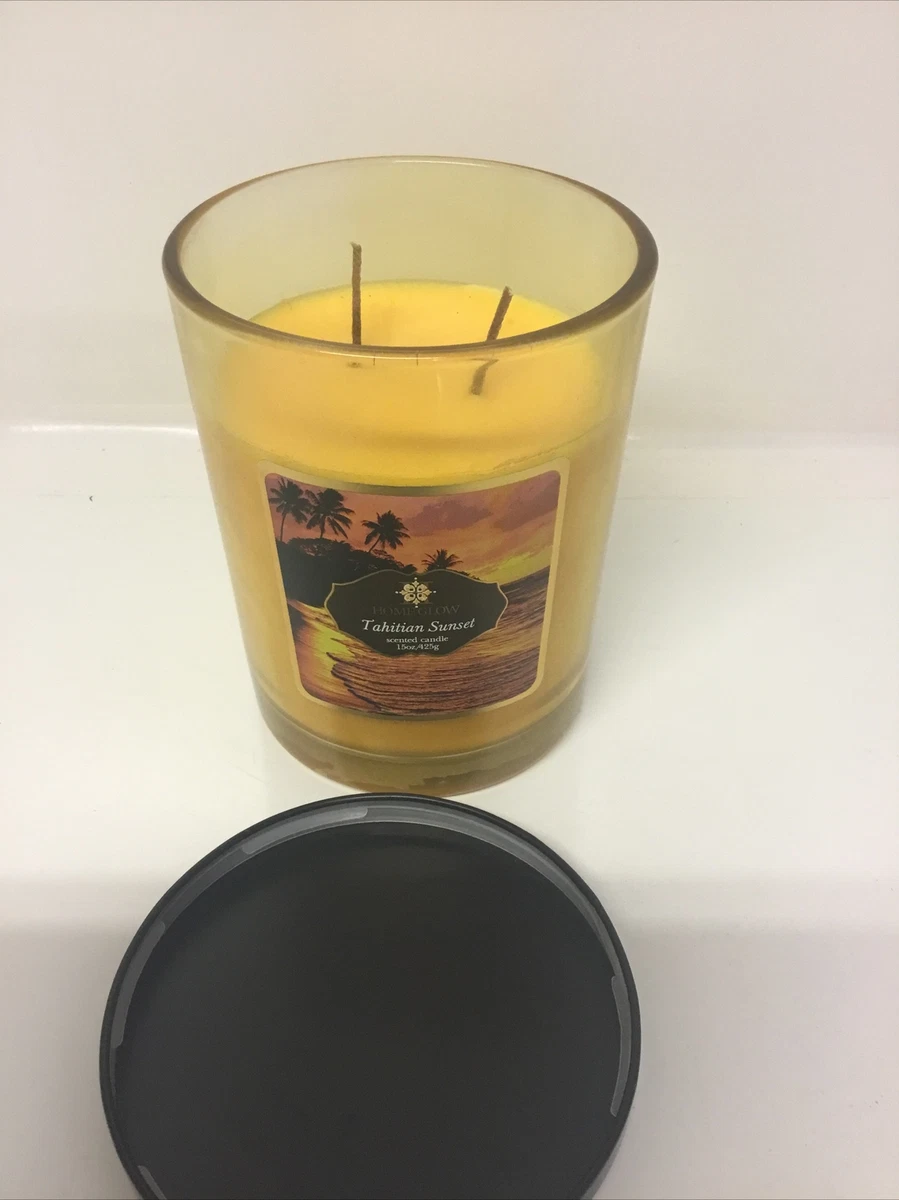 Tahitian Sunset Home Glow Candle Double Wick 15 Oz eBay