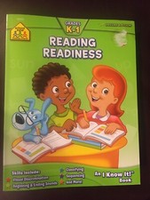 School Zone - Reading Readiness Workbook - 64 Pages, Ages 5 to 7, K - 1