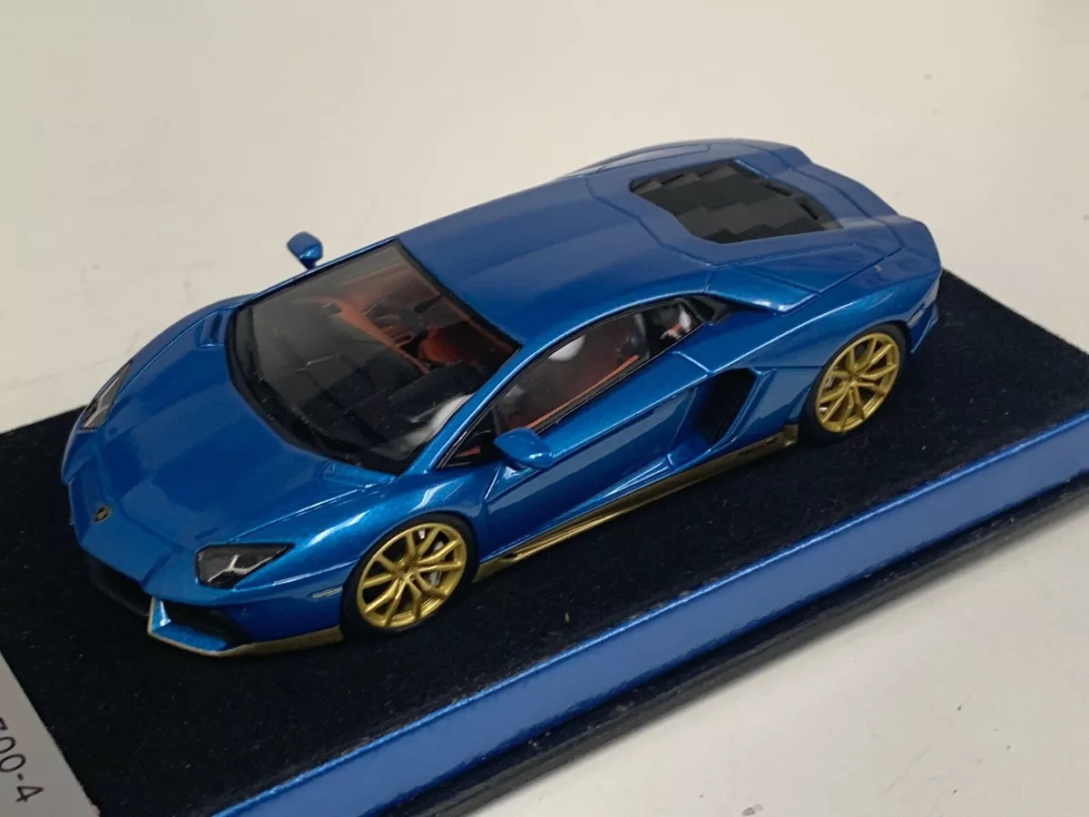 1 43 Looksmart Lamborghini Aventador LP700 4 Miura Homage Blue Nile Custom eBay