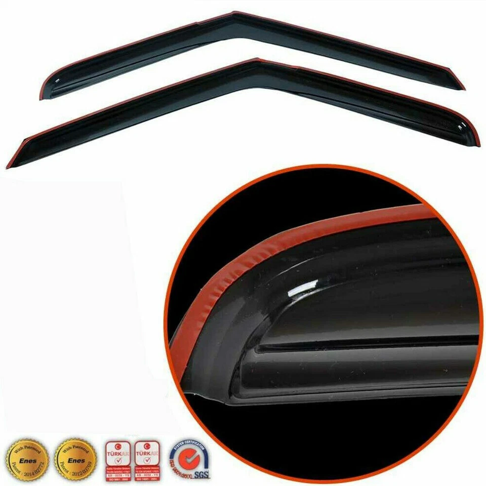 For Dodge & Mercedes Sprinter 2007-2024 Window Visor Vent Sun Shade Rain Guard Foto 4 de 4