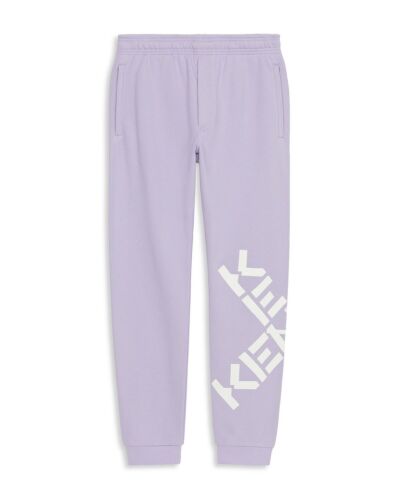 KENZO Herren Lavendel LOGO Grafik klassische Jogginghose LARGE Neu mit Etikett - Bild 3 von 6