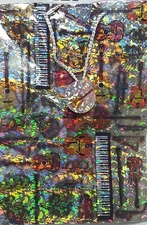 MUSIC INSTRUMENTS GIFT BAG GIFT WRAP