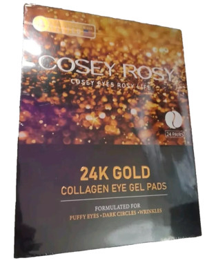 COSEY ROSY 24K Gold Collagen Eye Gel Pads For Puffy Eyes Dark Circles Wrinkles